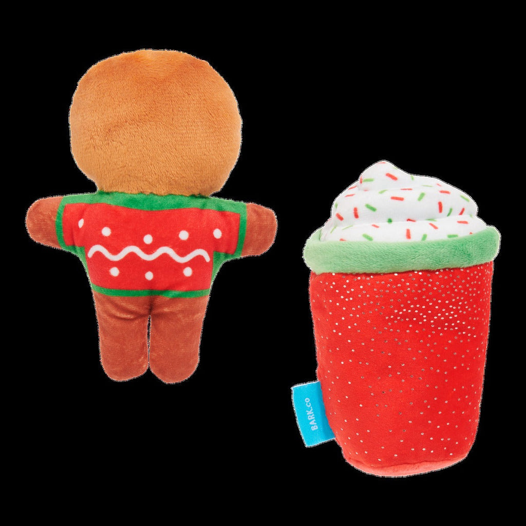 Ginger Brew Crew Plush Multi-Part Dog Toy