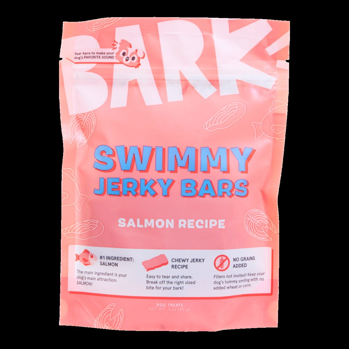 Swimmy Jerky Bars Fish Dog Treats, 3 oz