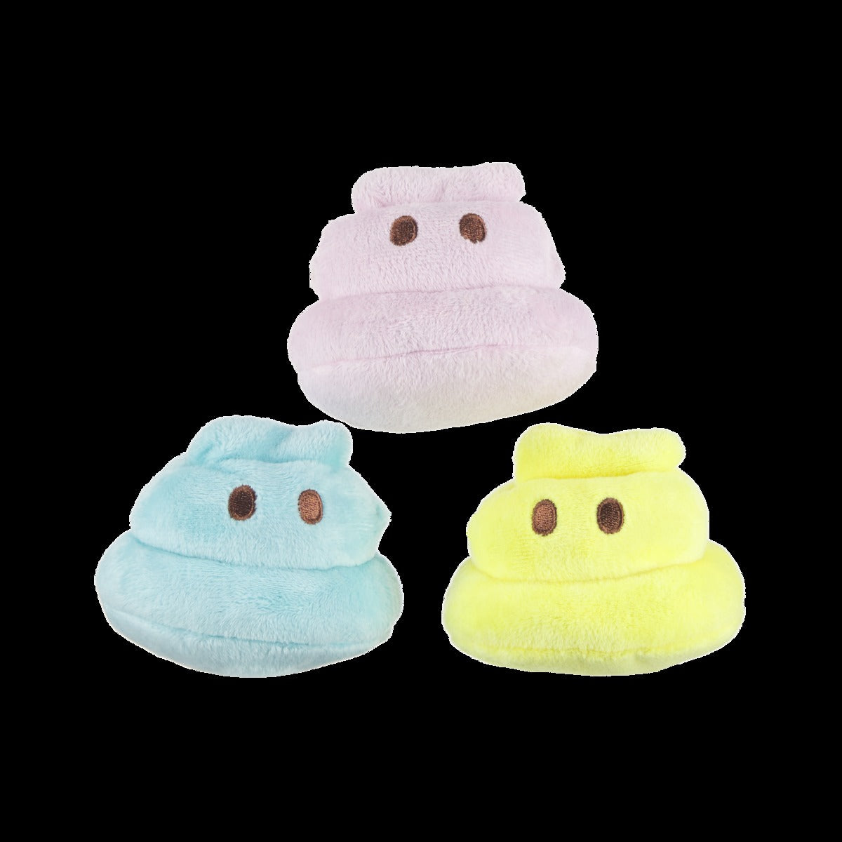Marshmallow Poops Plush Multi-Part Dog Toy