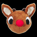 Reindeer GamesTM Rudolph® Durable Super Chewer Enrichment + 2-in-1 Rip and Reveal Dog Toy