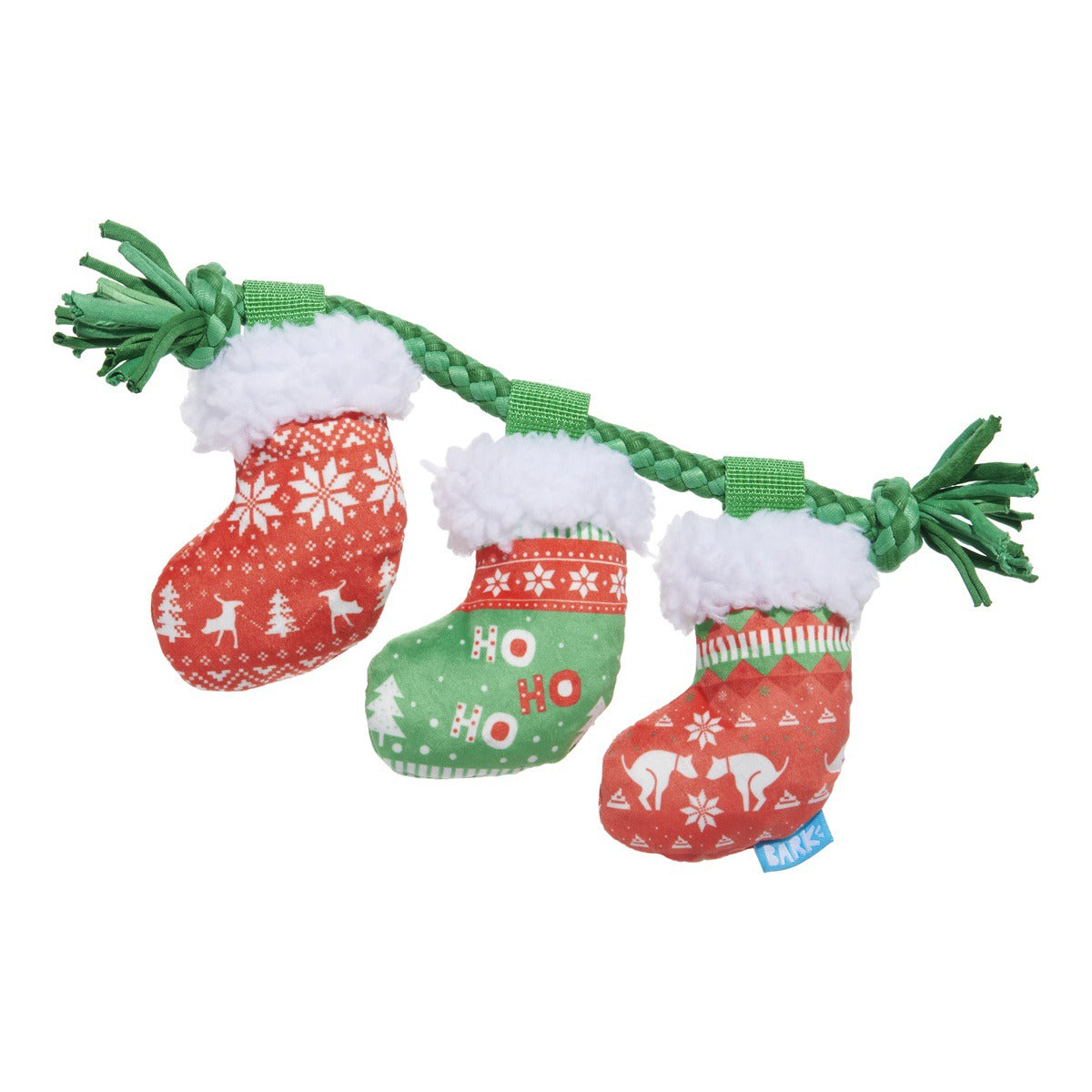 Stocking Tuggers Plush Tug Dog Toy