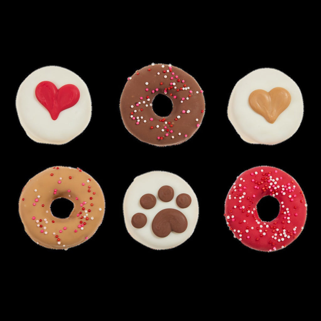 Love Bites Peanut Flavored Hard & Crunchy Dog Treats Cookie, 6 Pack
