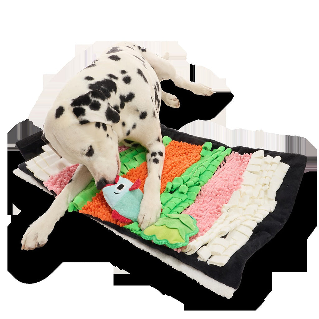 Chewshi Roll Snuffle Mat Plush Extra-Large + Multi-Part + Enrichment Dog Toy
