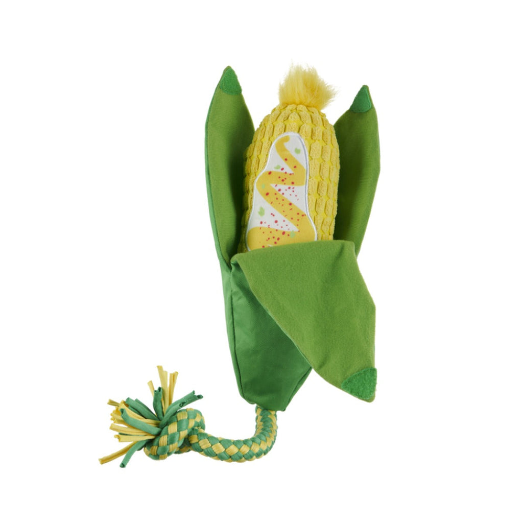 Elote Fun Corn Plush Tug Dog Toy