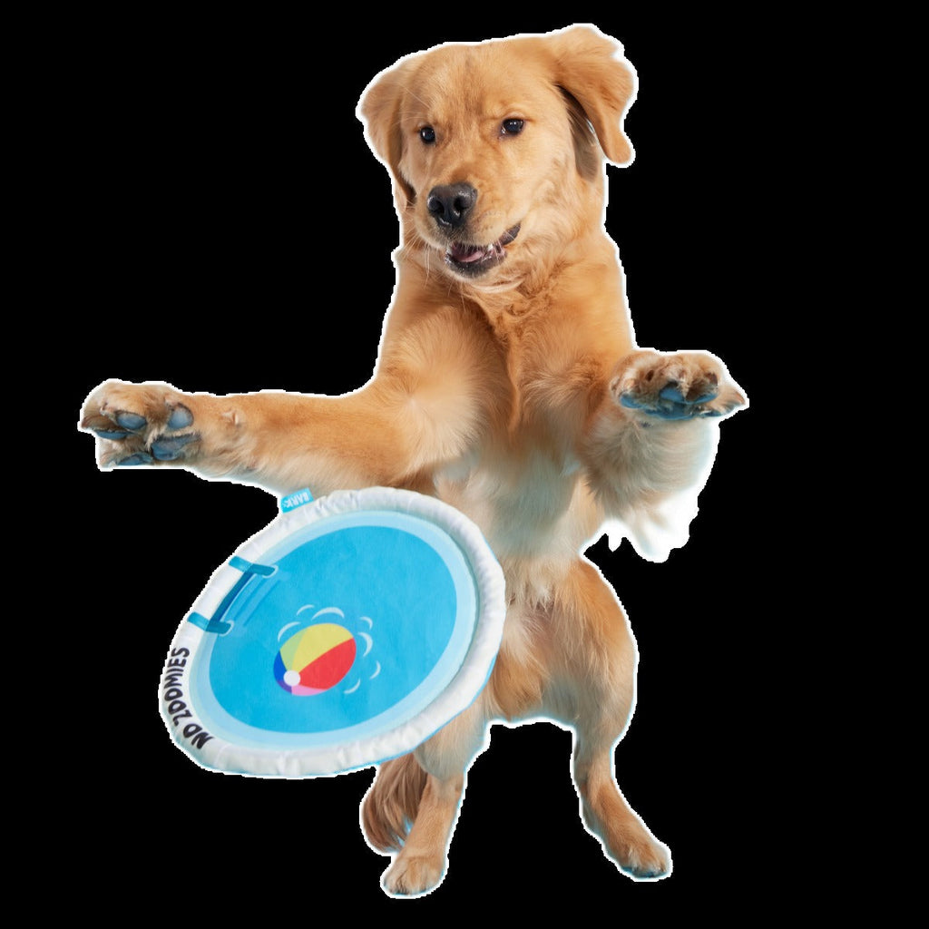 Deep End Disc Plush Fetch Dog Toy