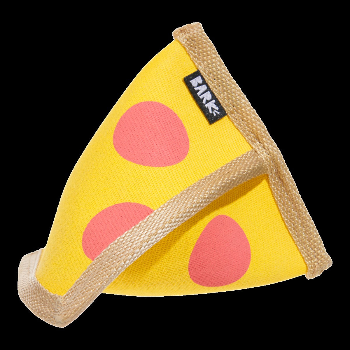 Lil Squeaker's Pizza Super Chewer Durable 2-in-1 Fetch Dog Toy