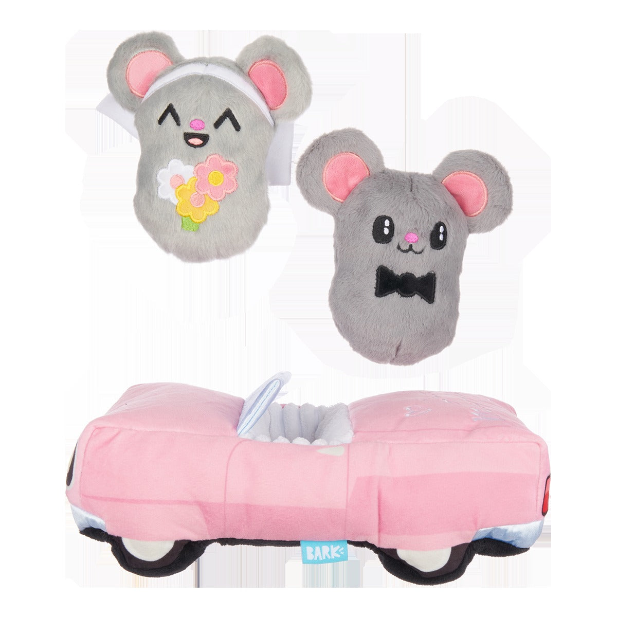 Mister and Mouses Plush Multi-Part Dog Toy