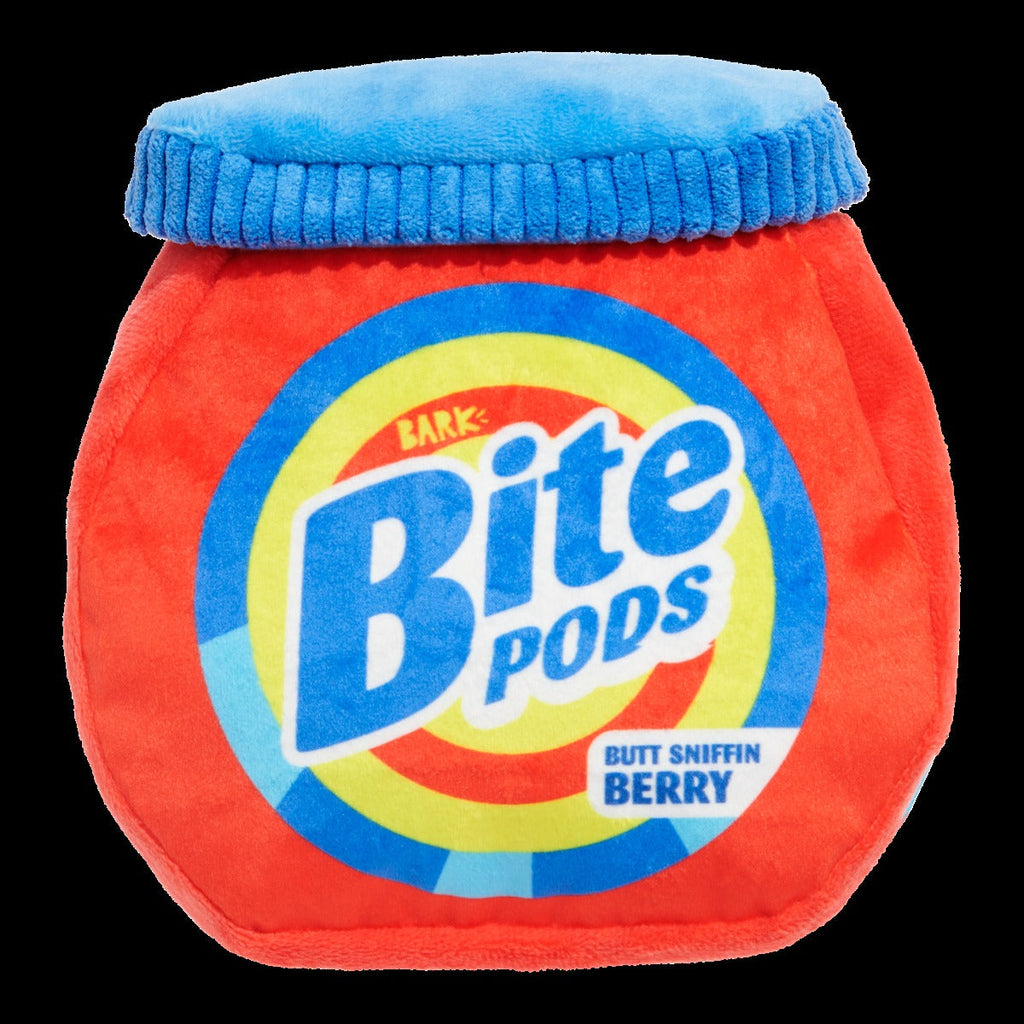 Bite Pods Plush Multi-Part + Fetch + Enrichment Dog Toy