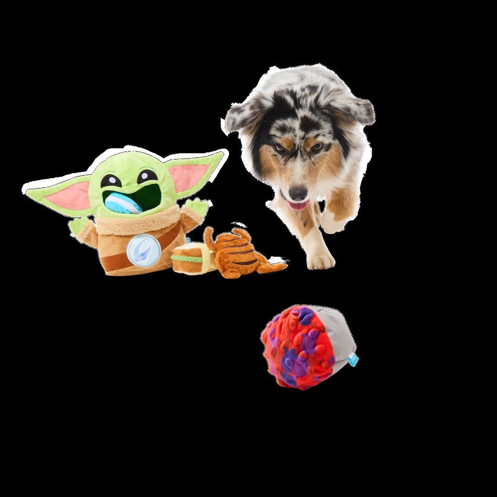 Snack Attack GroguTM Plush Extra-Large Multi-Part + Enrichment Dog Toy