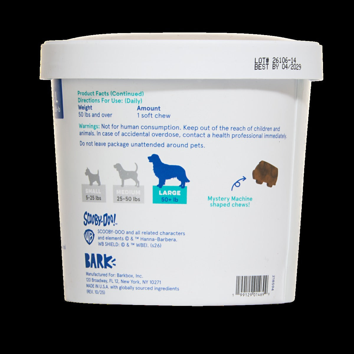 Scooby-DooTM Hip & Joint Dog Treat Supplements, 30 Ct