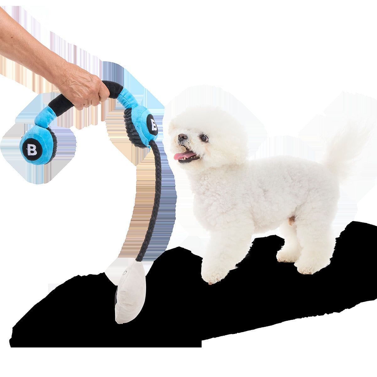 Pup-Up Playlist Plush Tug Dog Toy
