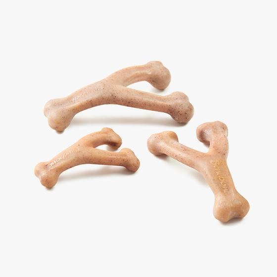 Bacon Benebone Durable Super Chewer Dog Toy