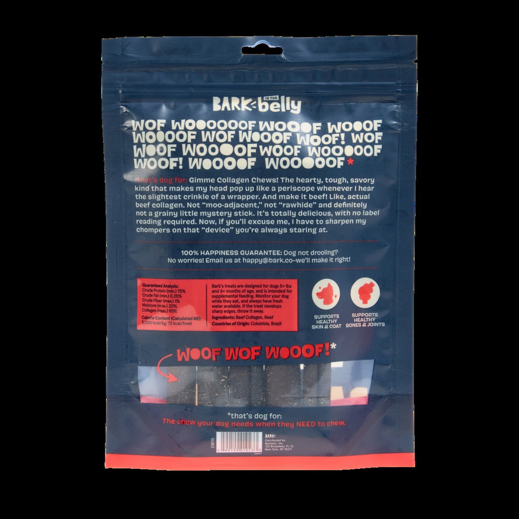 Beef Collagen Dog Chews, 5 Ct