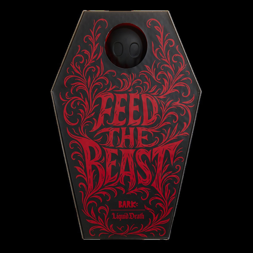 BARK x Liquid Death Feed the Beast Consumables Packup