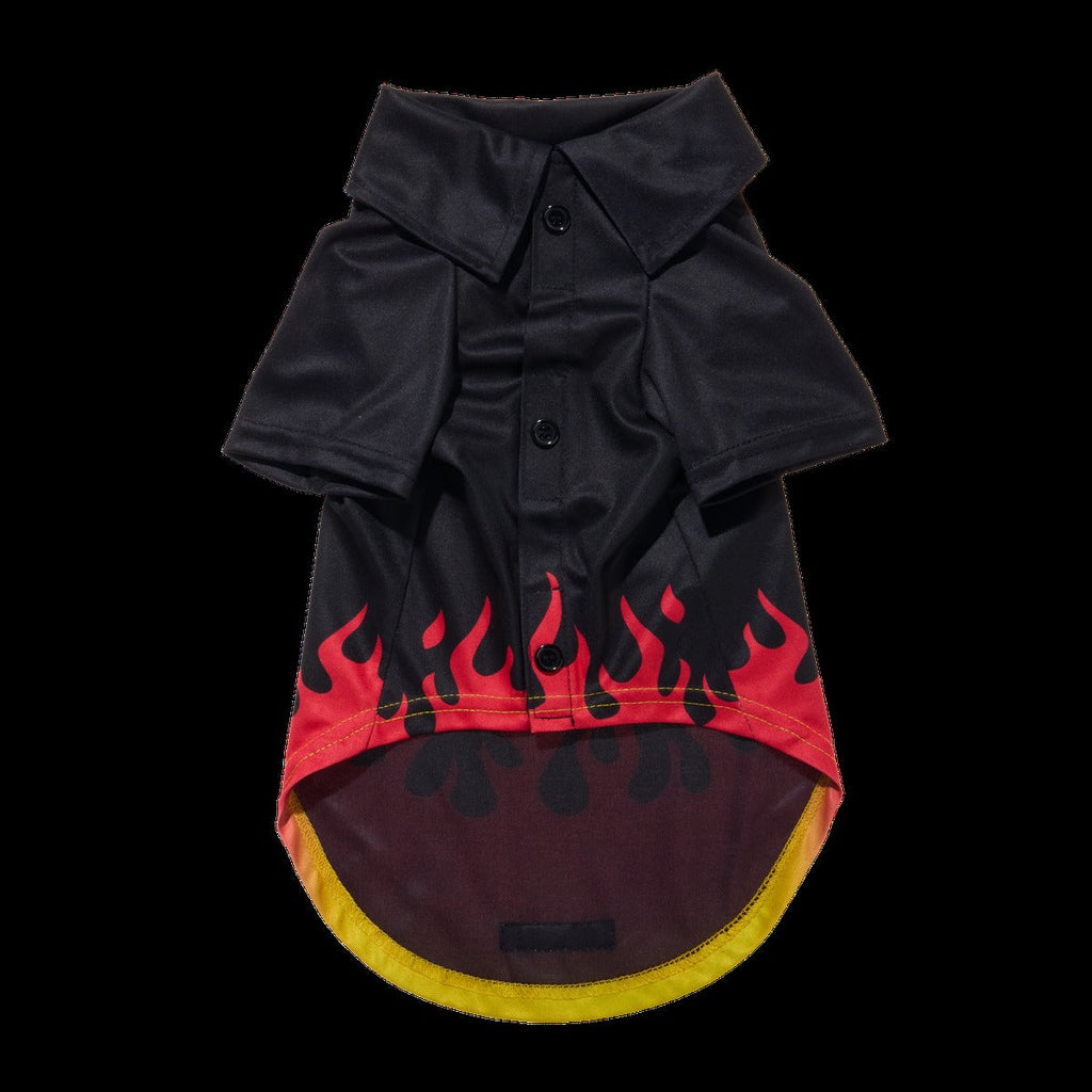 Flame Broiled Button-Down Dog Shirt