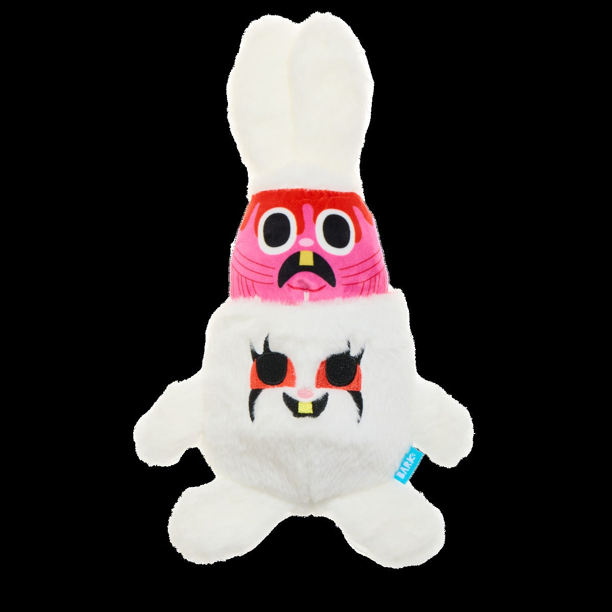 Psycho Bunny Plush Multi-Part + Enrichment Dog Toy