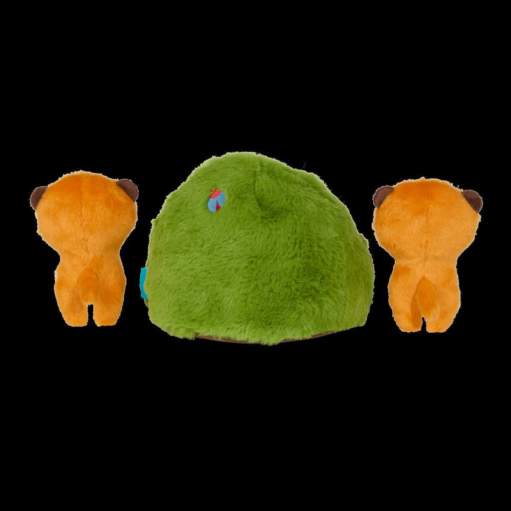 Mchanga & Mwanga Meerkat Plush Multi-Part + Enrichment Dog Toy