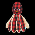 Plaid Ollie the Octopus Whip-n-Flip Plush Tug Dog Toy