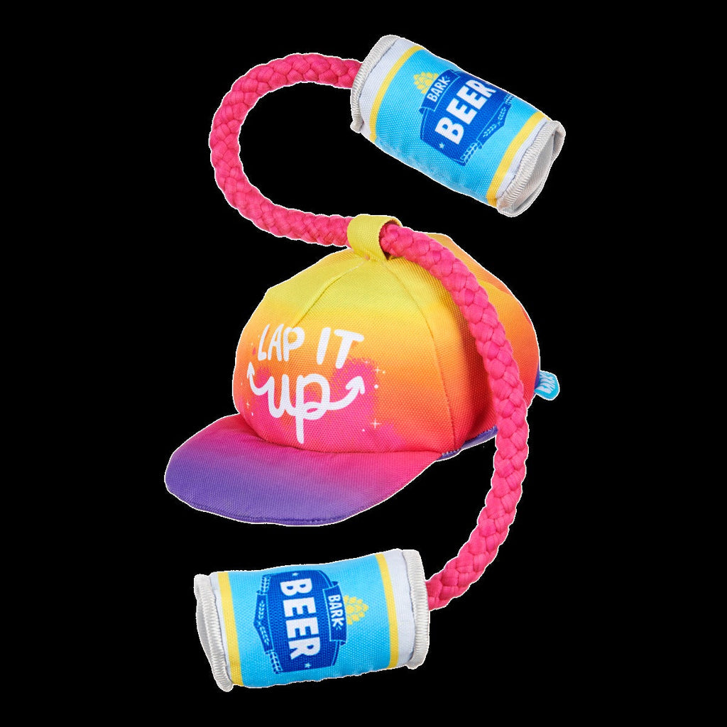 Chug n' Tug Hat Plush Dog Toy
