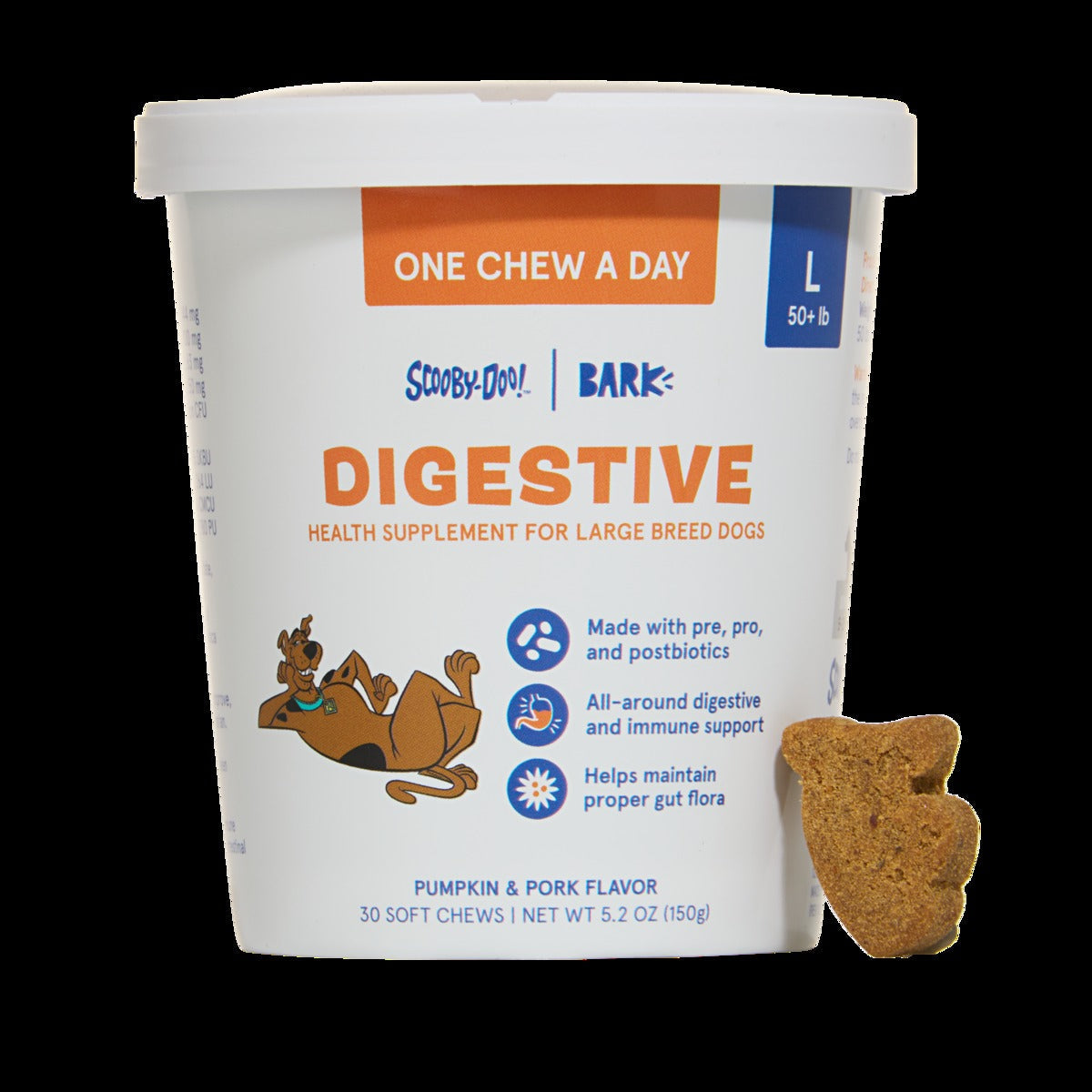Scooby-DooTM Digestive Dog Treat Supplements, 30 Ct