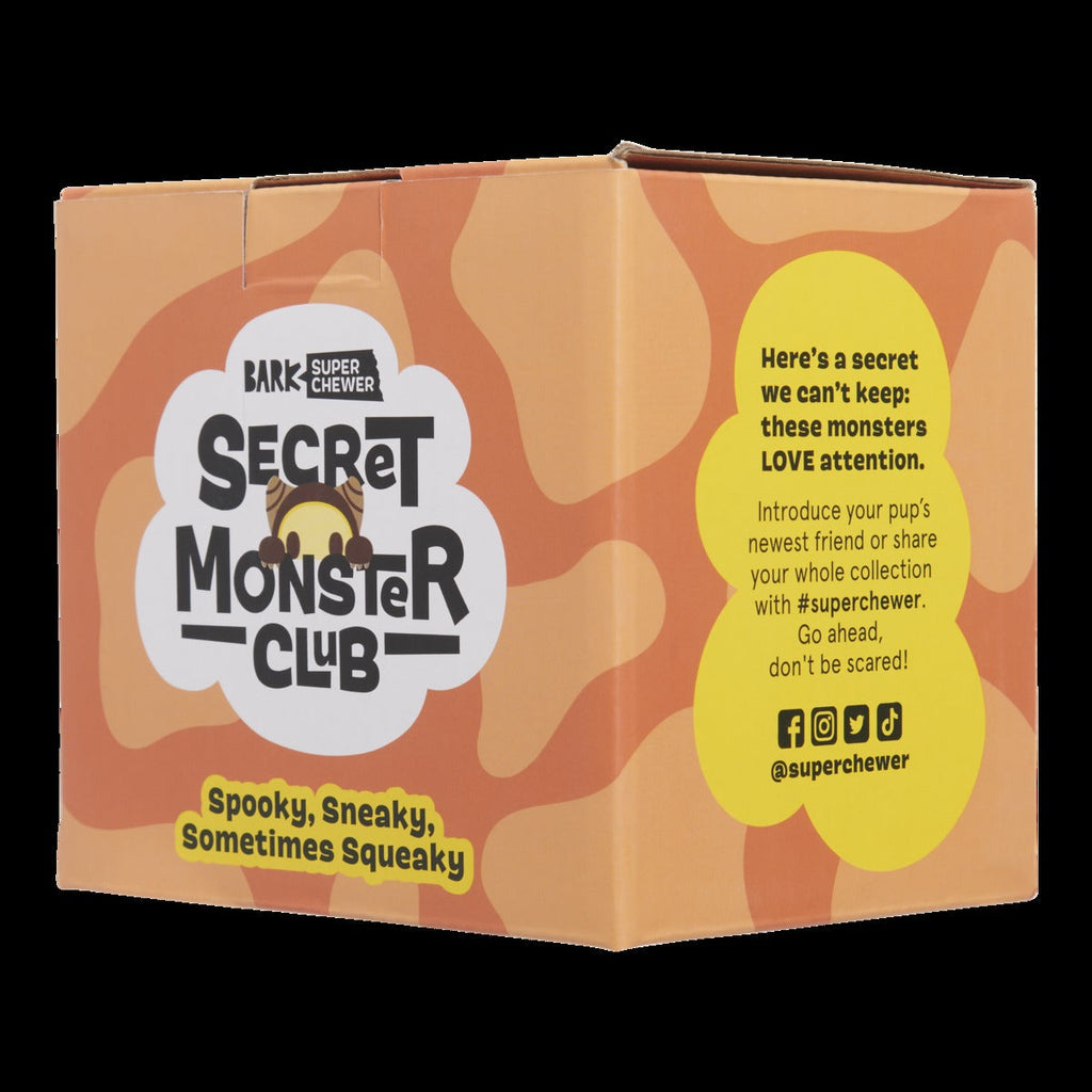 Secret Monster Club, Super Chewer Durable 2-in-1 Rip and Reveal Monthly Dog Toys