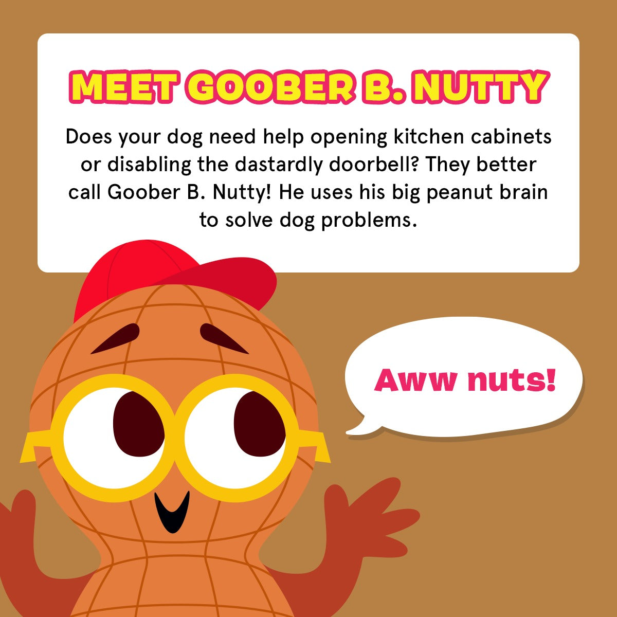 Go Nutty'sTM Peanut Soft & Chewy Dog Treats, 10 oz