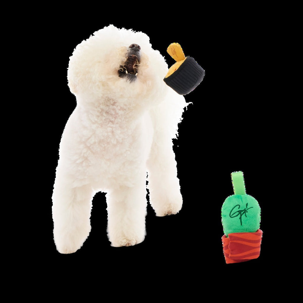 Guy's Yappetizers Plush Multi-Part Dog Toy