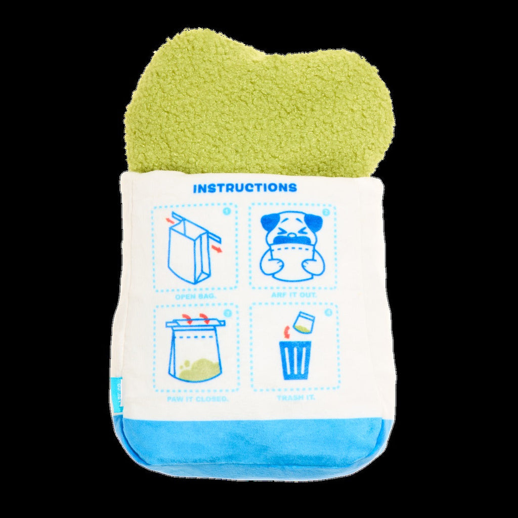 Arf Bag Plush Tug + Enrichment Dog Toy