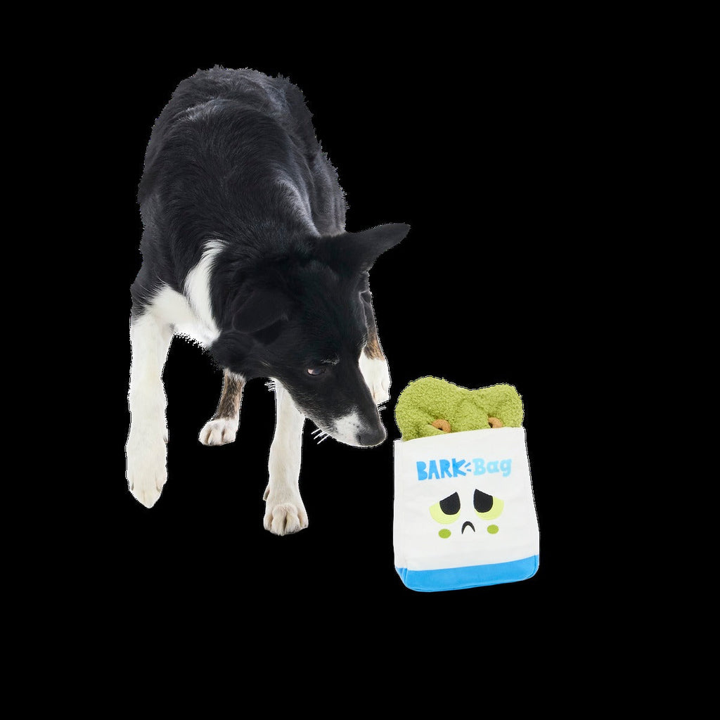 Arf Bag Plush Tug + Enrichment Dog Toy