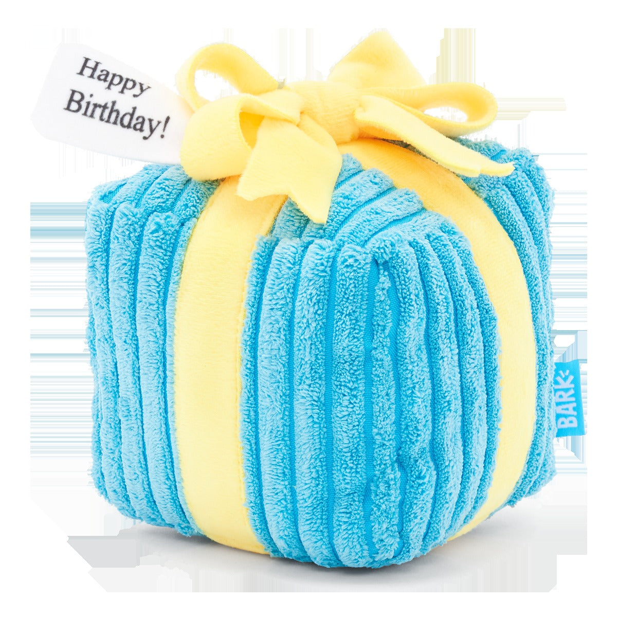 Throw A Party Present Plush 2-in-1 Dog Toy