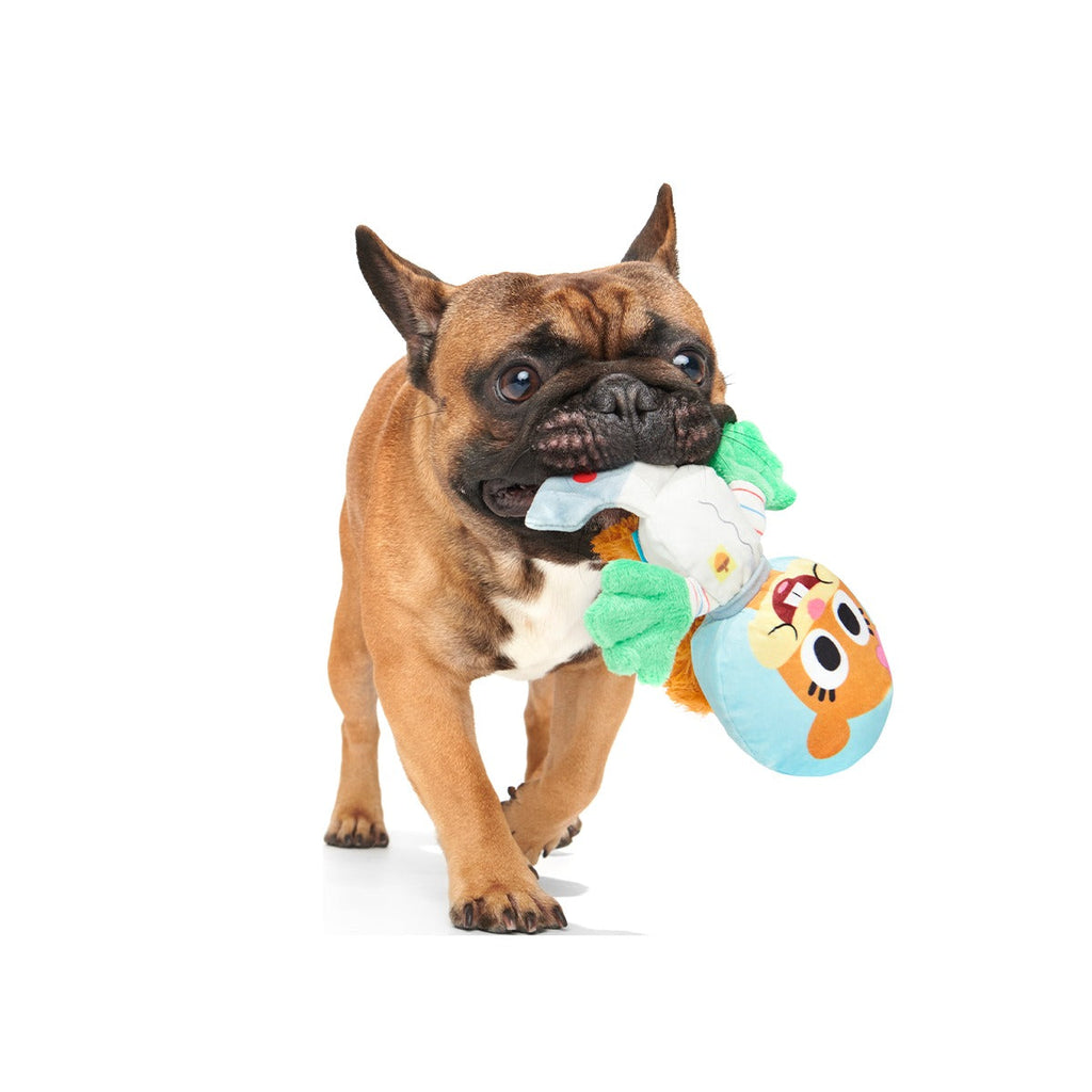 Kah-Rah-Tay Chomp Sandy Plush Tug Dog Toy