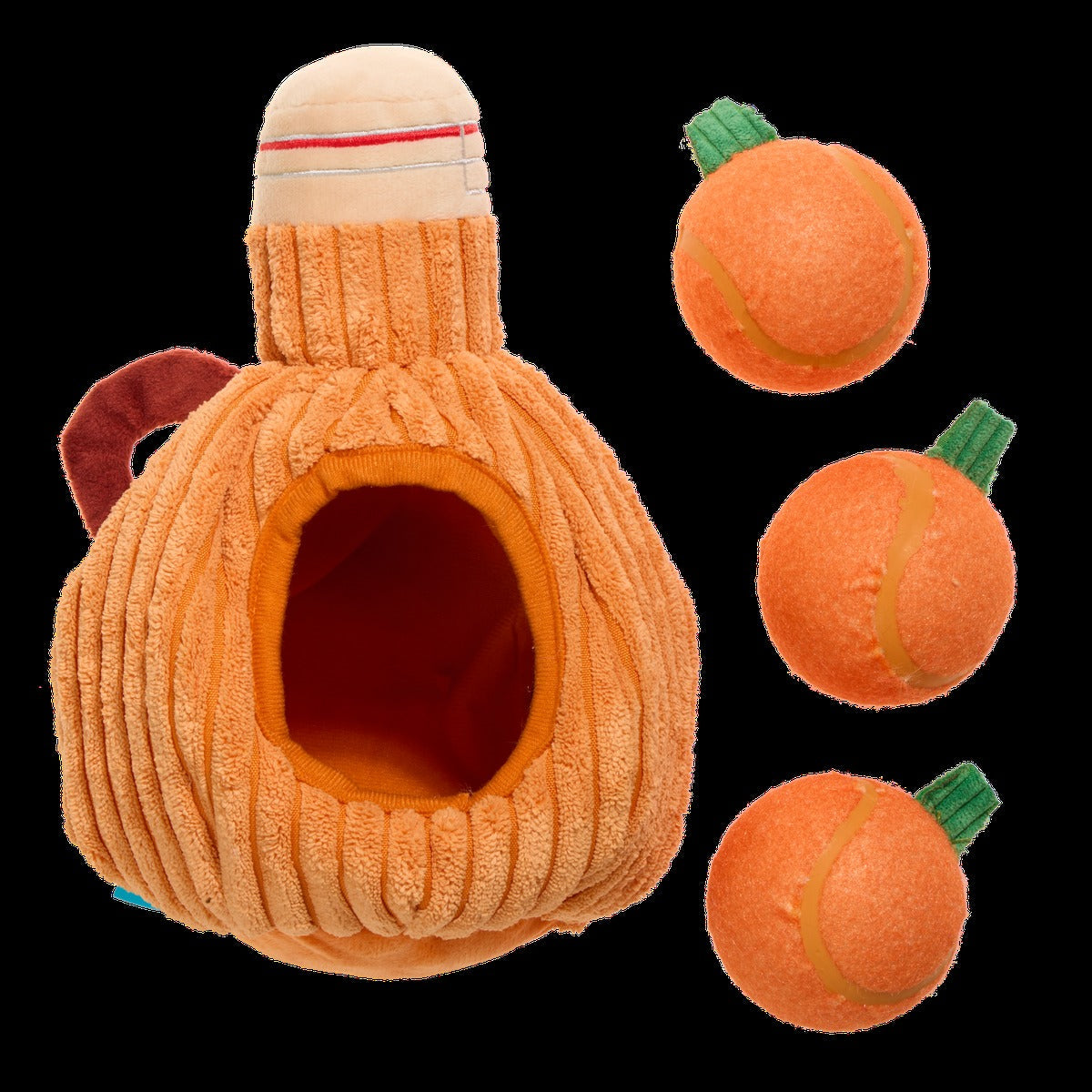 Pupkin Ale Growler Plush Multi-Part + Fetch + Enrichment Dog Toy