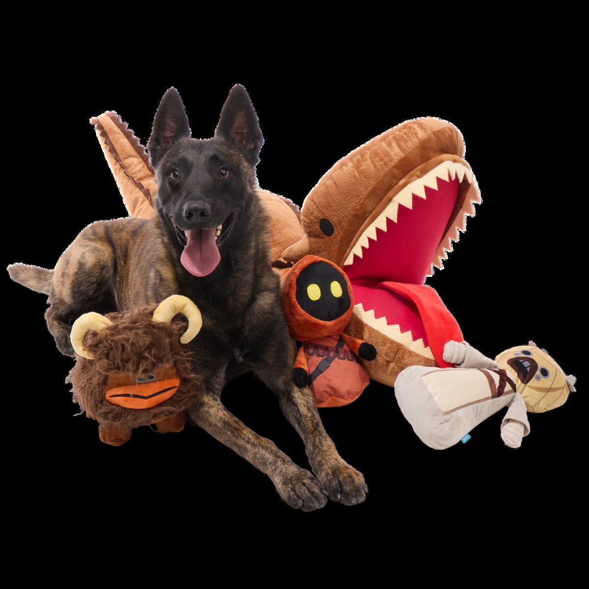 Krayt DragonTM Plush XXXL Multi-Part + Enrichment Dog Toy