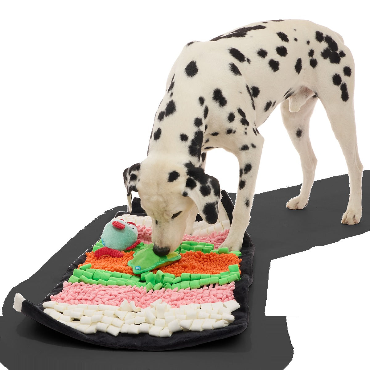 Chewshi Roll Snuffle Mat Plush Extra-Large + Multi-Part + Enrichment Dog Toy