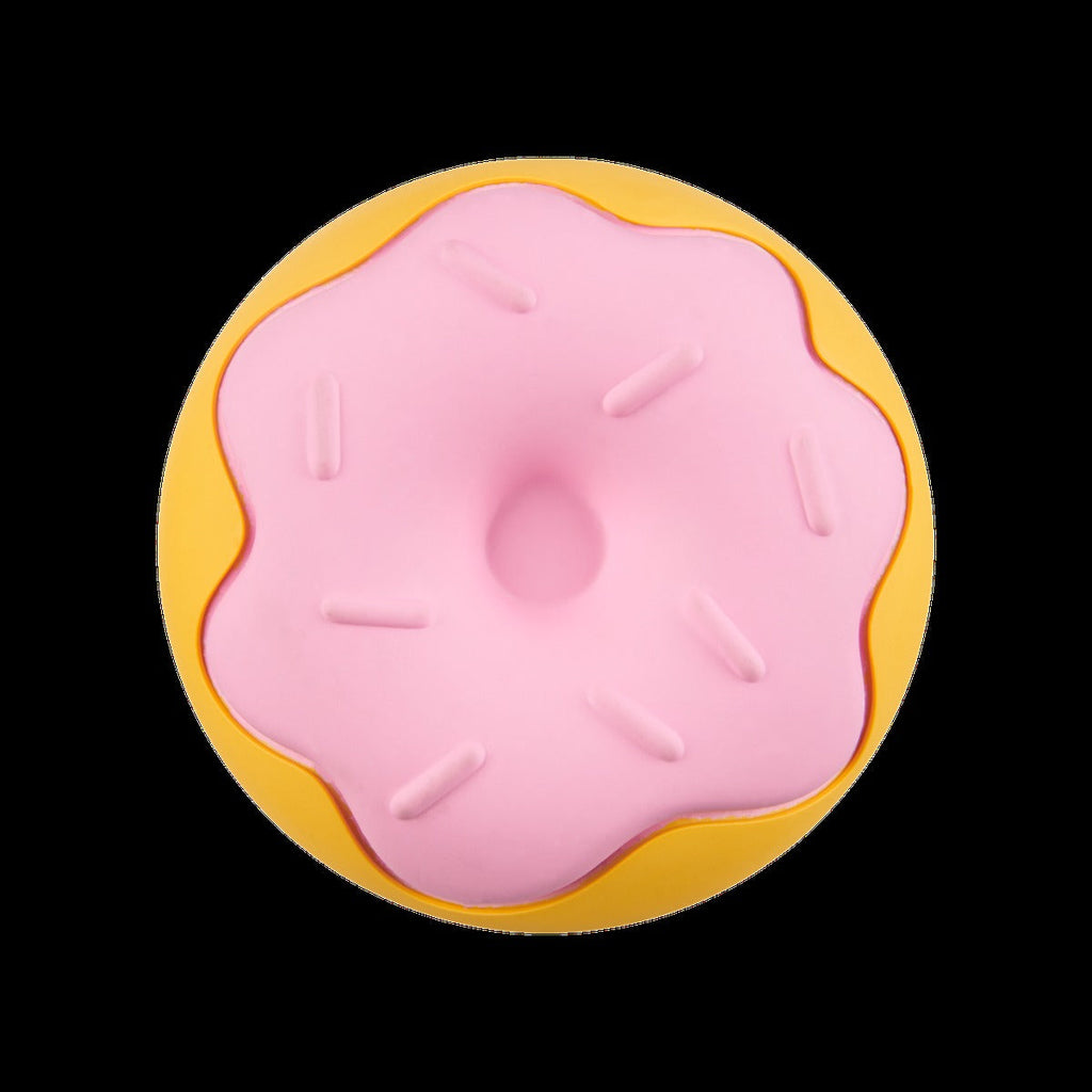 Dunkin'® Strawberry Donut Super Chewer Durable Dog Toy