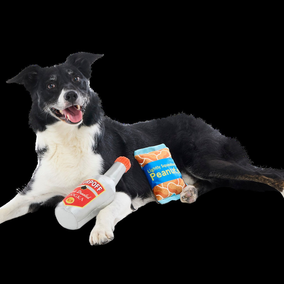 Please Remain Treated Plush Multi-Part Dog Toy
