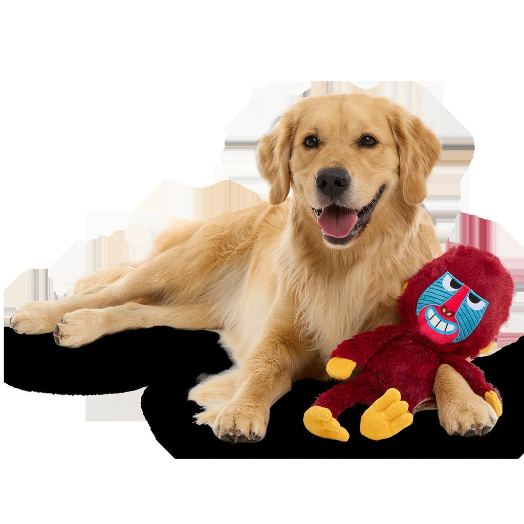 Babu Baboon Plush Extra-Large + Tug Dog Toy