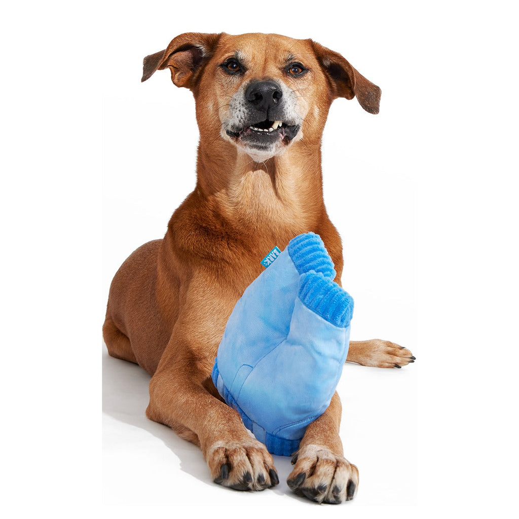 Squeaky Clean Mom Jeans Plush Tug Dog Toy