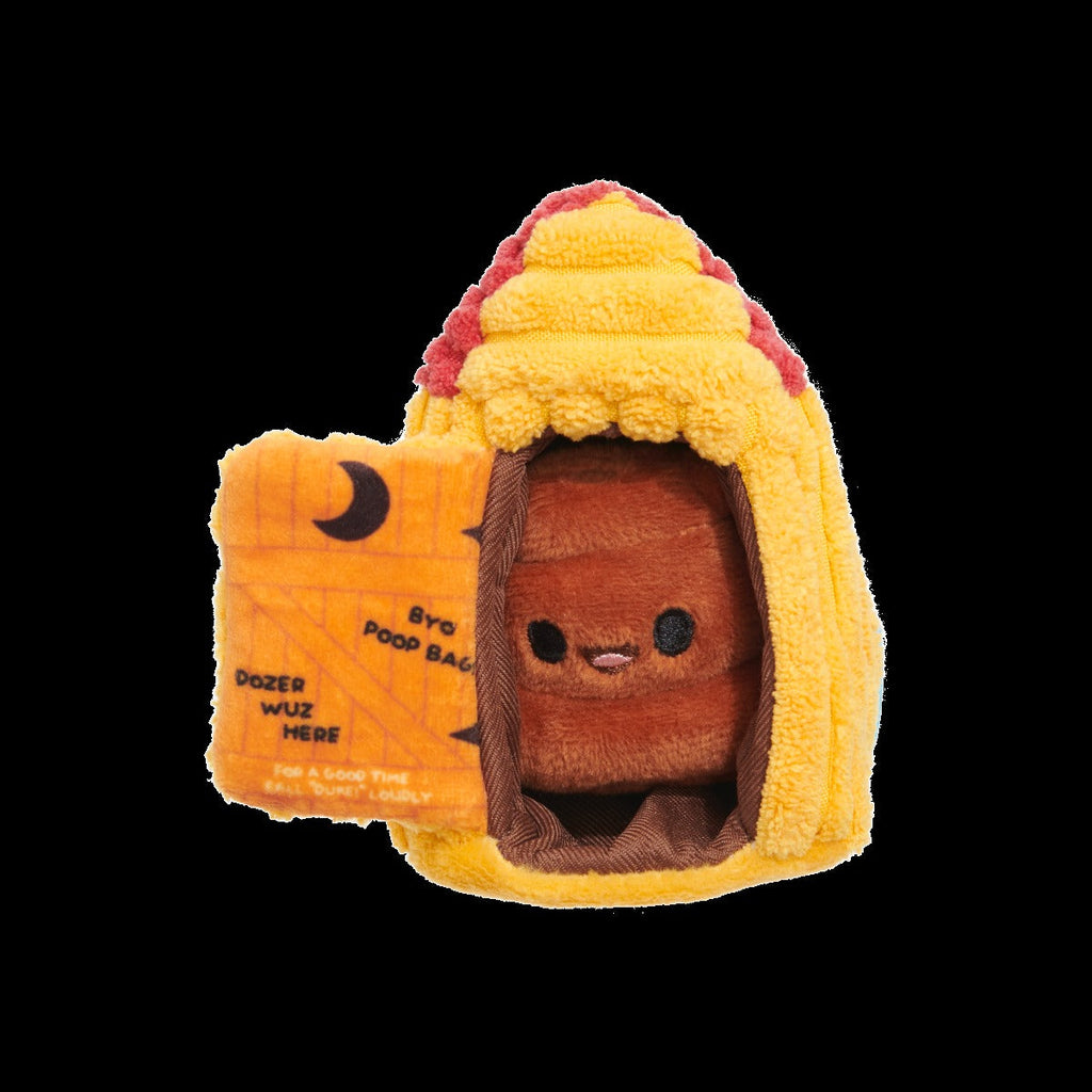 Turdbert's Snouthouse Plush Multi-Part + Enrichment Dog Toy