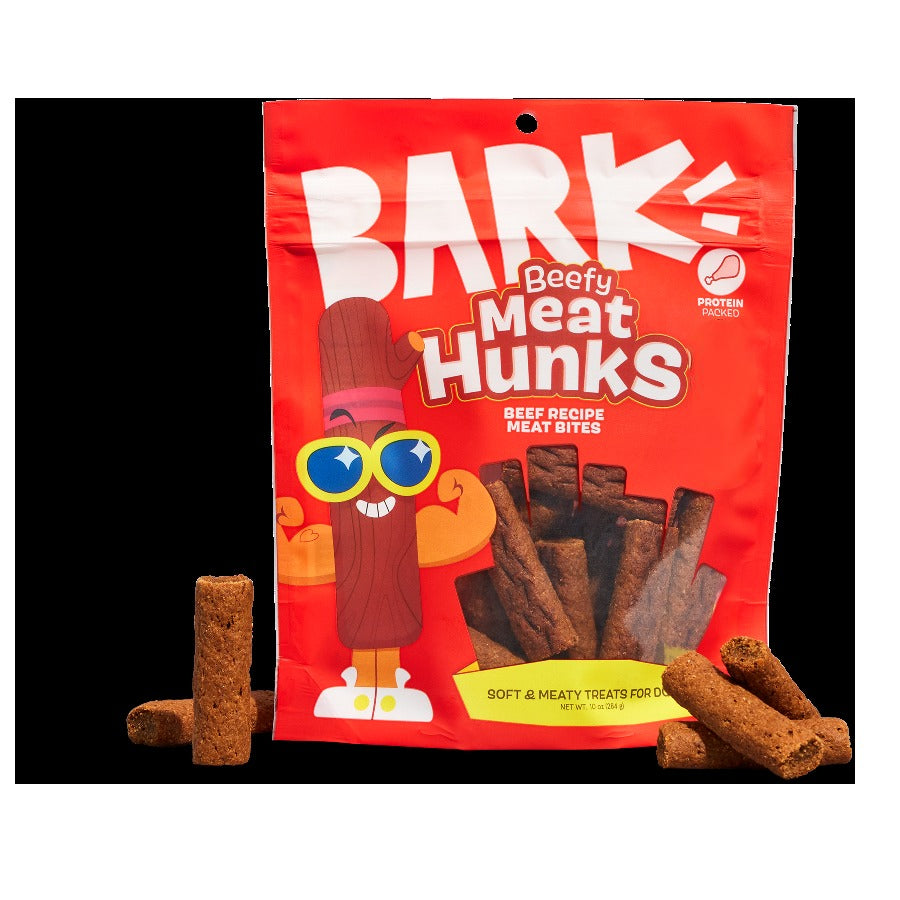 Beefy Meat HunksTM Soft & Chewy Dog Treats, 10 oz
