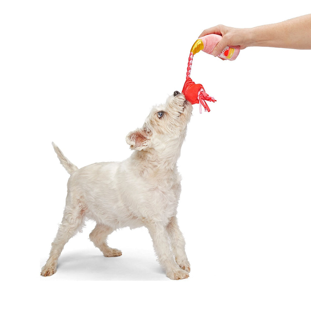 Red Cup Rosé Plush Tug Dog Toy
