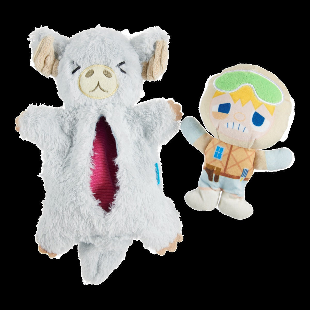 Lukewarm TauntaunTM Plush Multi-Part + Enrichment Dog Toy