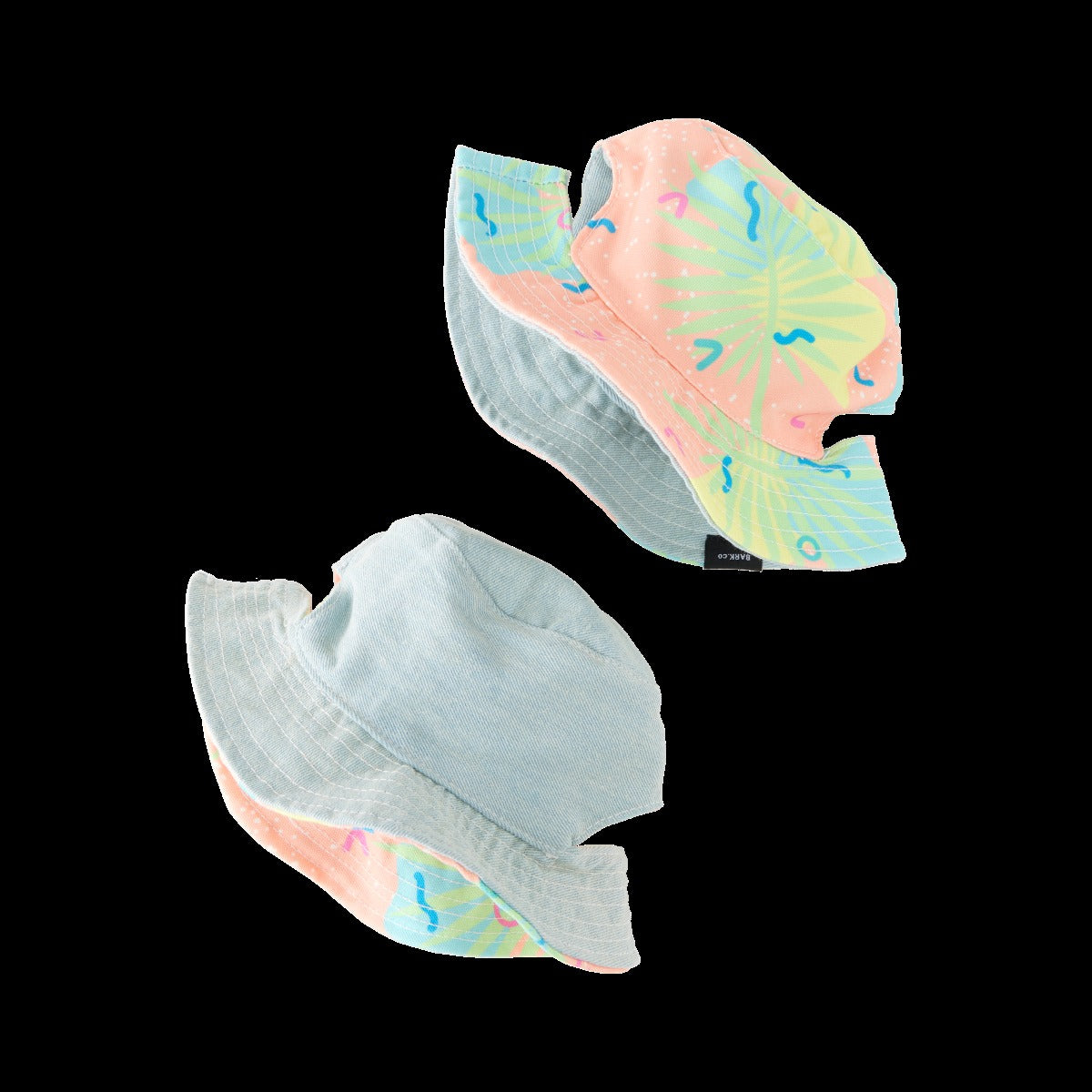 Summertime Reversible Bucket Dog Hat