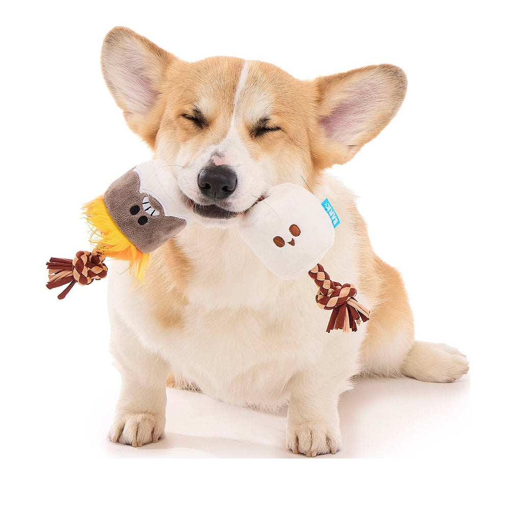 Tug Of S'more Plush Tug Dog Toy