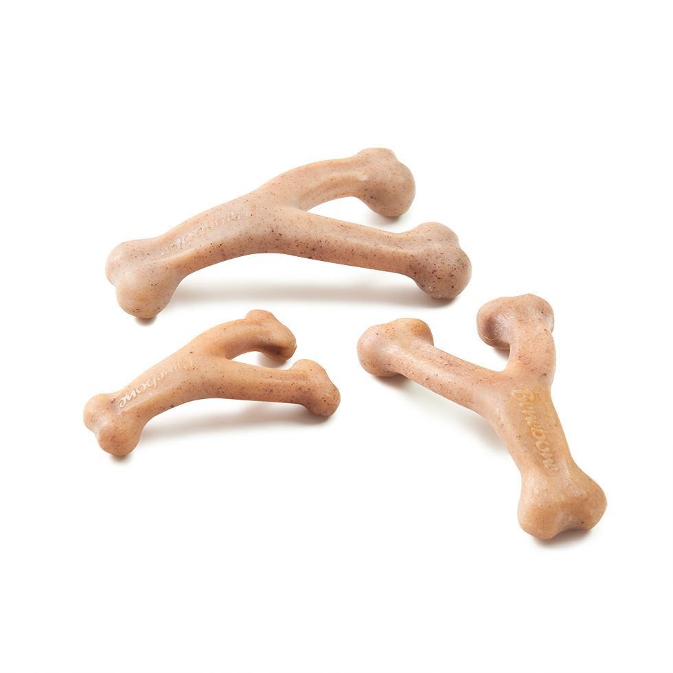 Bacon Benebone Durable Super Chewer Dog Toy