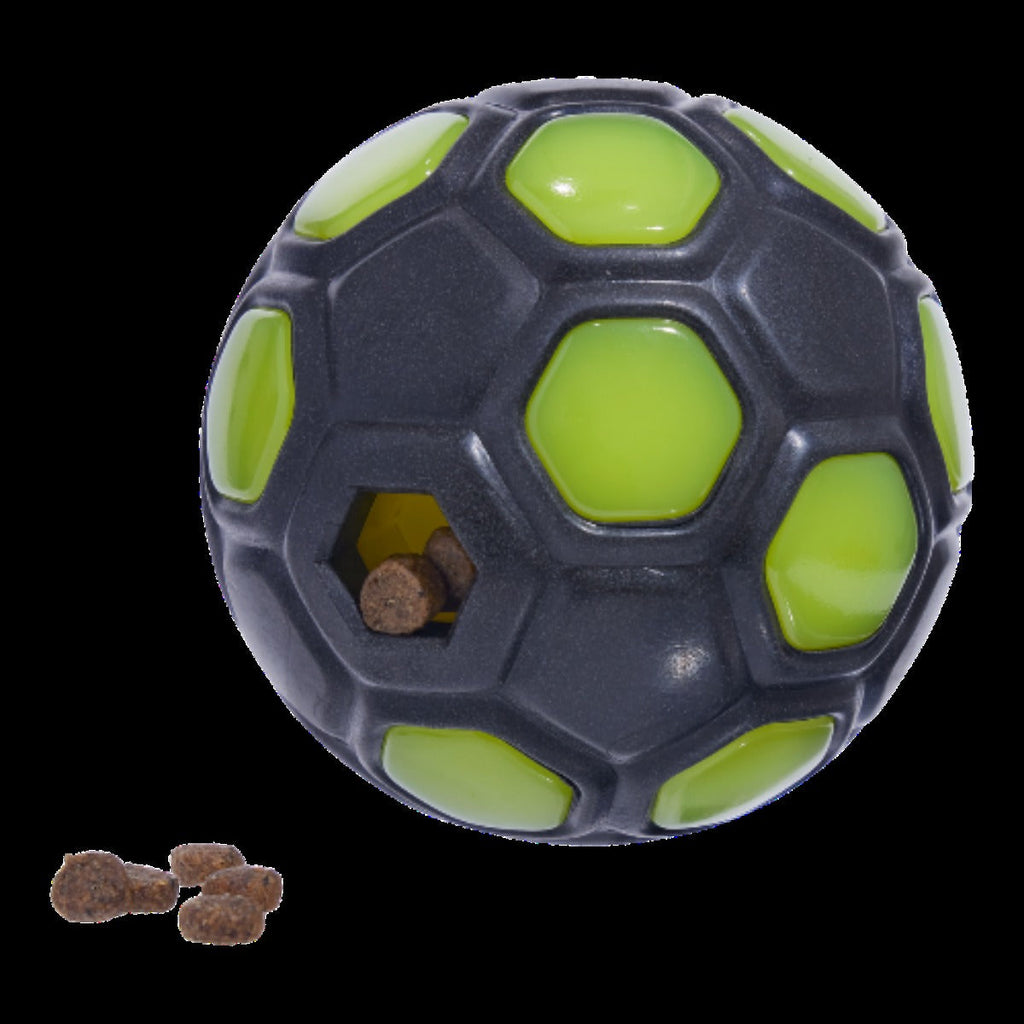 World Pup Snacker Ball Super Chewer Durable Enrichment + Fetch Dog Toy