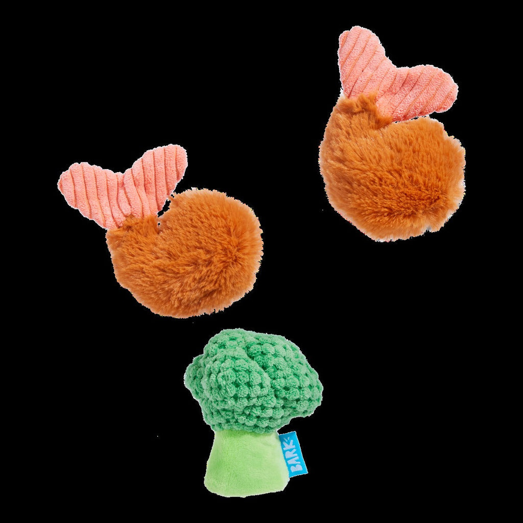 Sizzlin' Sea & Tree Sampletizer Plush Multi-Part + Enrichment Dog Toy