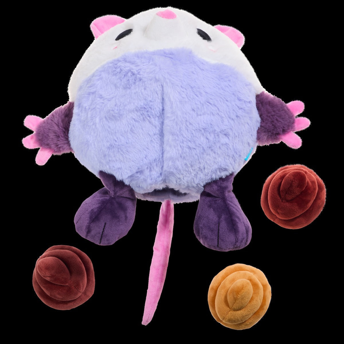 Poopers the Opossum Plush Extra-Large + Multi-Part + Enrichment Dog Toy