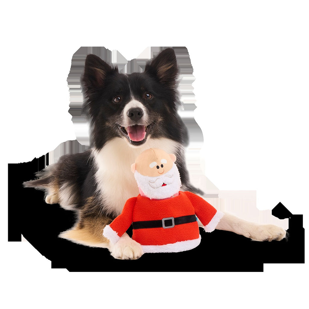 Ol' Kris KringleTM Plush Multi-Part + Enrichment Dog Toy