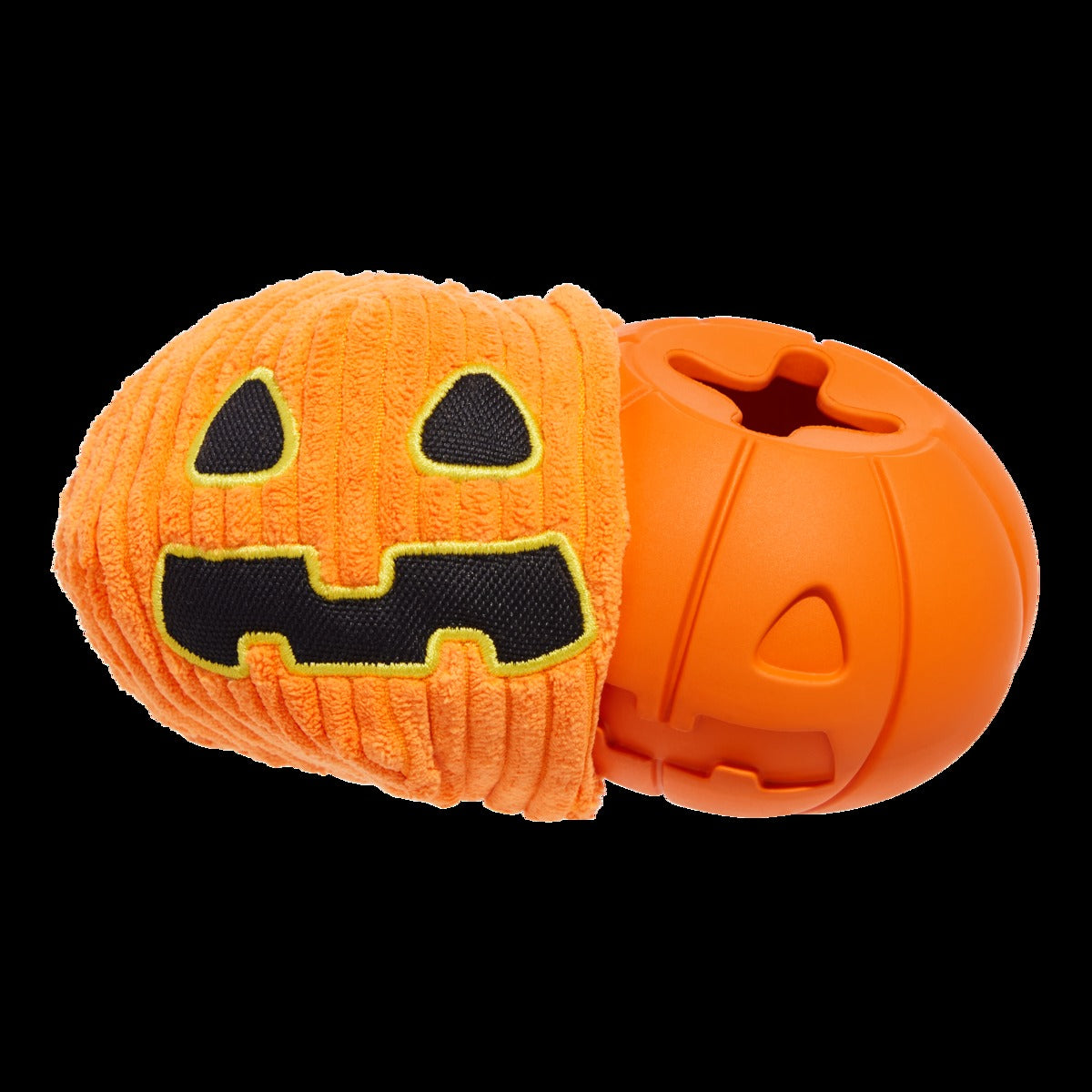 The Grrreat Pumpkin Super Chewer Durable 2-in-1 + Enrichment Dog Toy